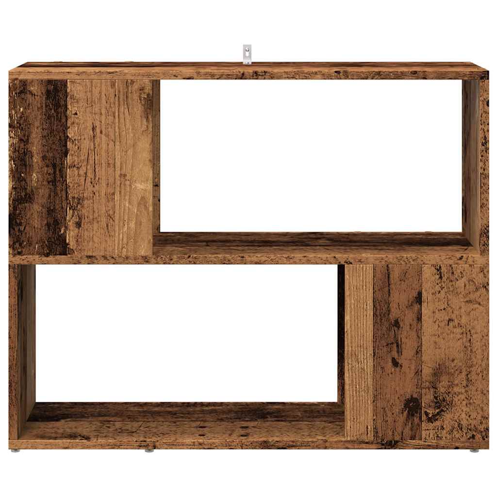 Book Cabinet/Room Divider Old Wood 80x24x63 cm